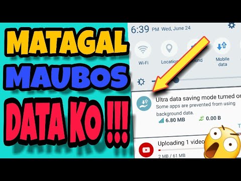 Tips Kung Paano Matagal Maubos Ang Data Usage Natin | Ultra Data Saving Mode!